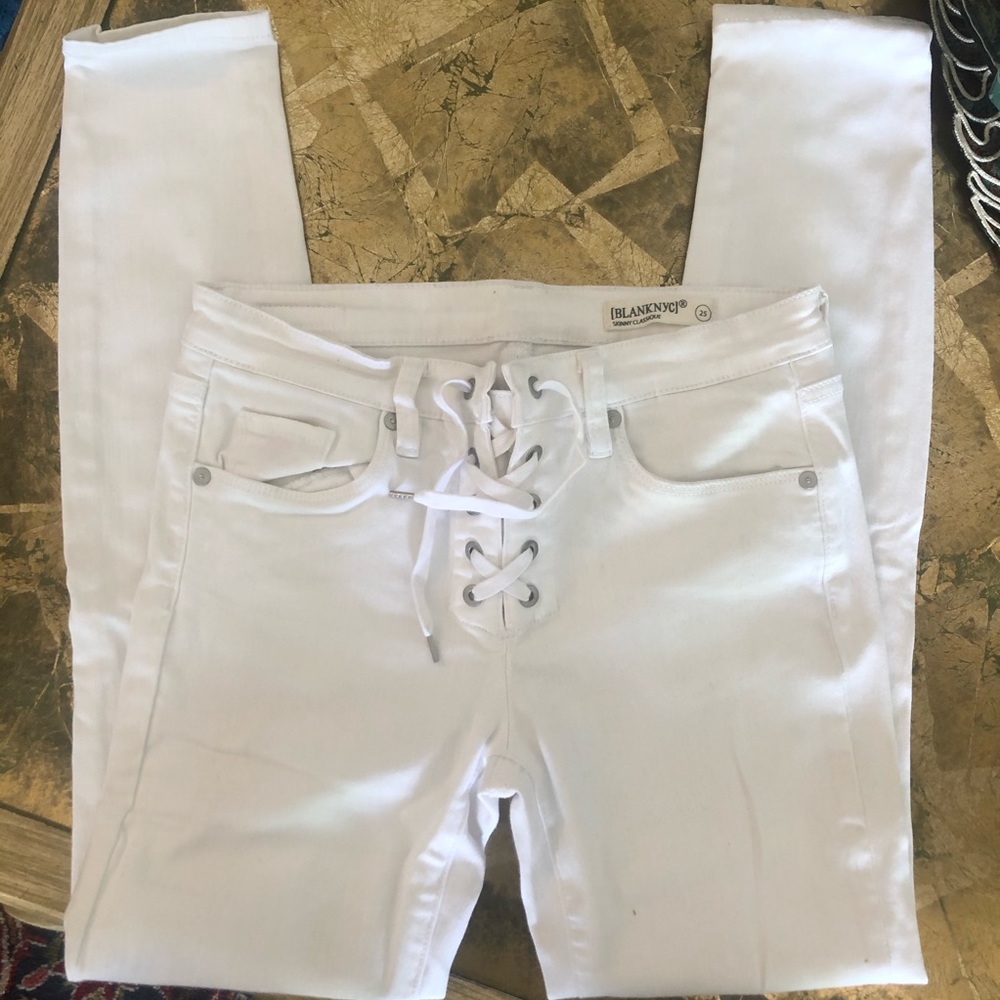 Blank NYC Tie Up Jeans
